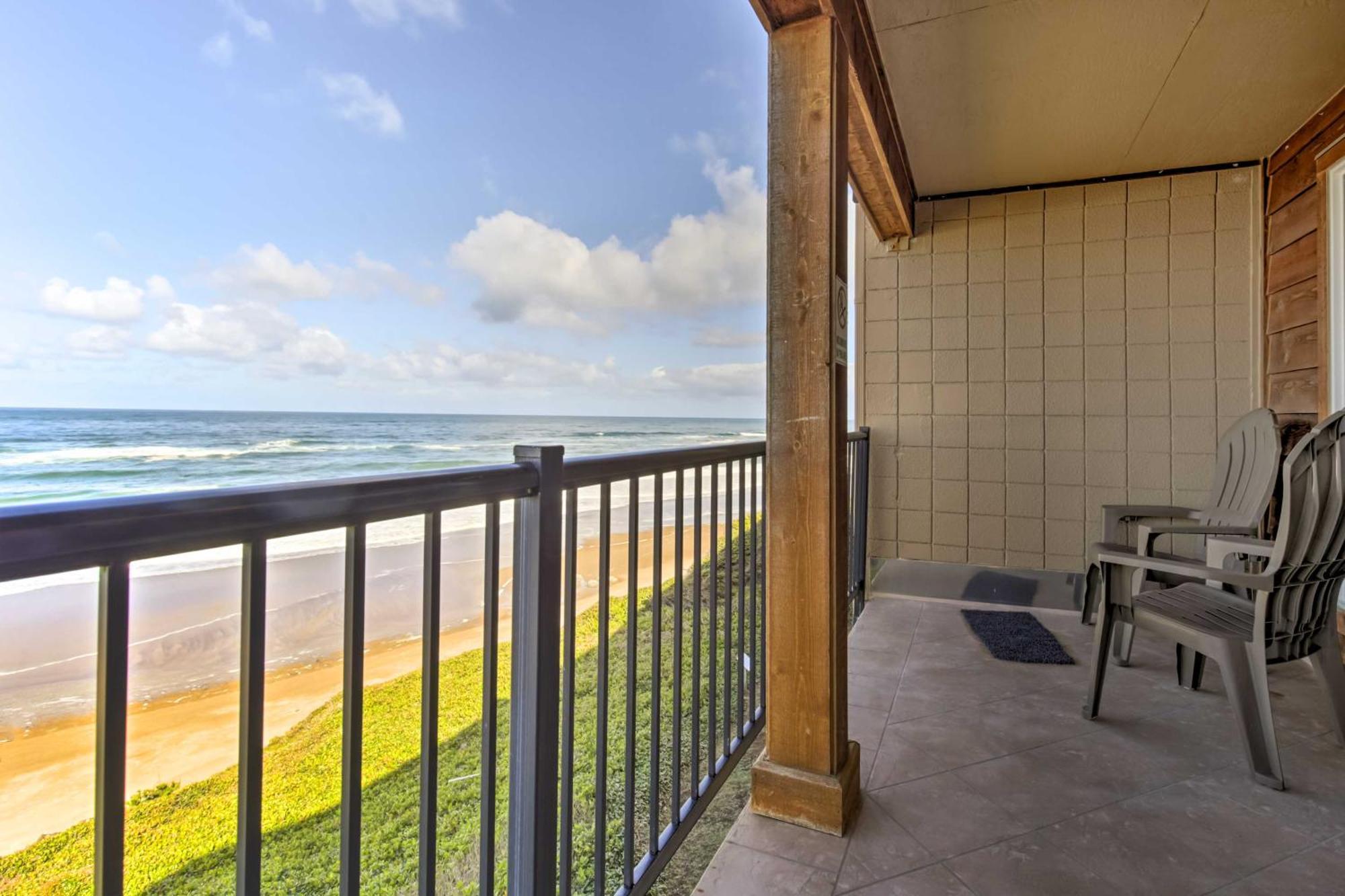 Beachfront Lincoln City Condo-Patio And Pool Access! Ngoại thất bức ảnh